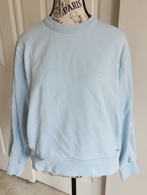 La Ligne Blue Pocket Sweatshirt SZ Small
